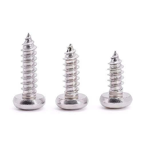 Eastlo IB720403-50 #10 X 3/4 Inch Pan Head Torx Drive Self Tapping Screws, 304 Stainless Steel 18-8 Wood Screw Sheet Metal Screw thumb #5