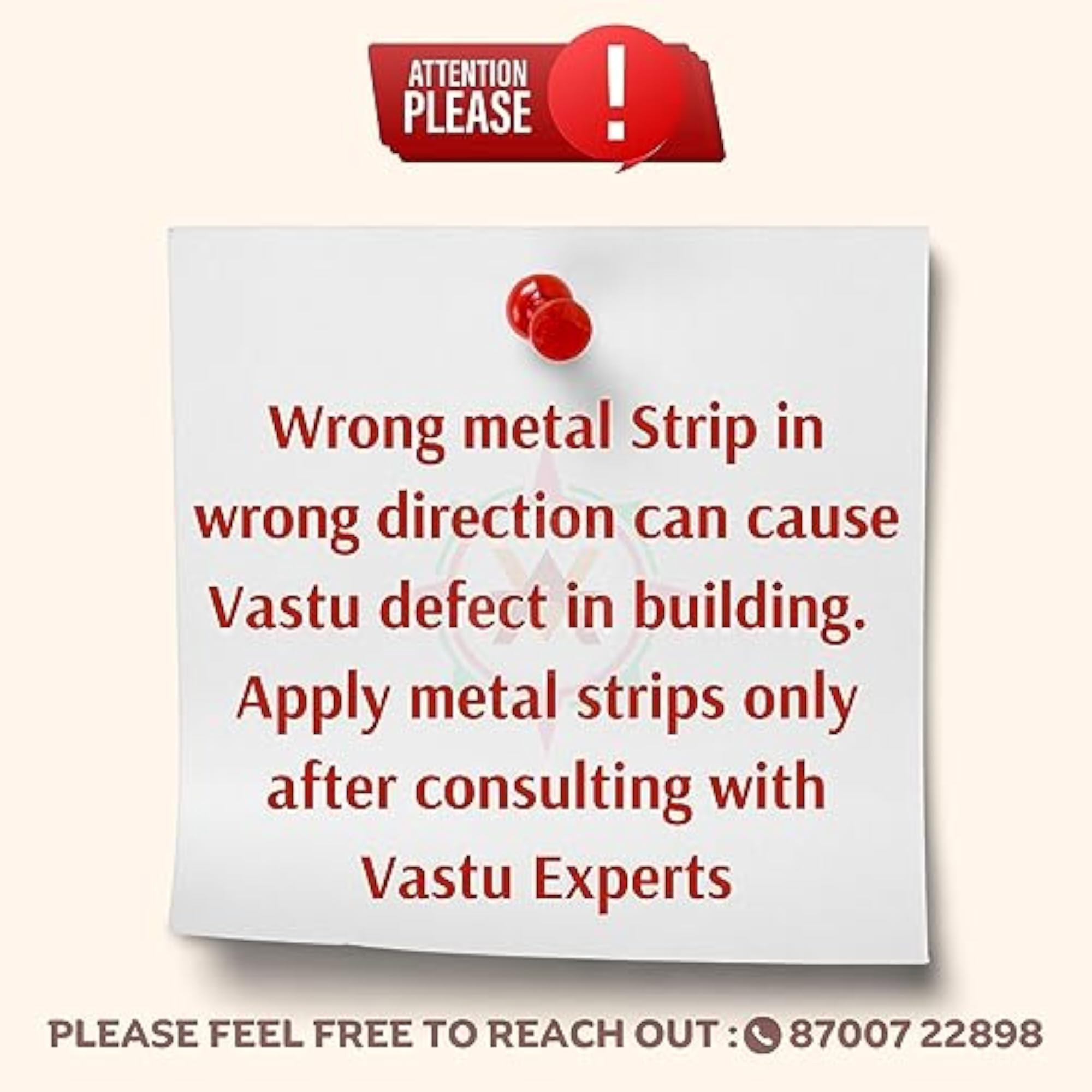 Vastu Remedies Strips for Entrance Correction