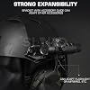 Tactical Helmet Mount Headset Earmuffs Bracket Adapter,For Ops Core Arc/M-Lok Rail,360Rotation Side Suspension Support Headphone Accessories
