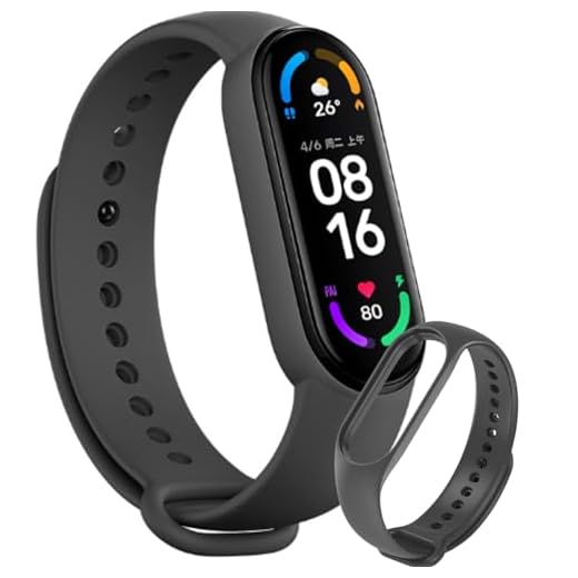 Pulseira para Smartband Cinza Chumbo MI 5 6 7 Silicone Premium Band Resistente Confortável