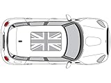 CravenSpeed Union Jack Sunroof Vinyl Decal for MINI Cooper F56 | 2014-2020 (Matte White)