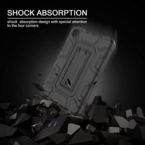 Samsung Galaxy Tab A 8.4 2020 Case, Hybrid Shockproof Rugged Drop Protection Cover Built With Kickstand For Galaxy Tab A 8.4 Inch 2020 Sm-T307 (Black) #TOP6