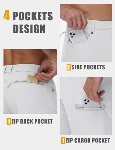 MAGCOMSEN Men's Hiking Cargo Shorts 10" Lightweight Outdoor Work Shorts for Men Travel Casual with 5 Pockets3