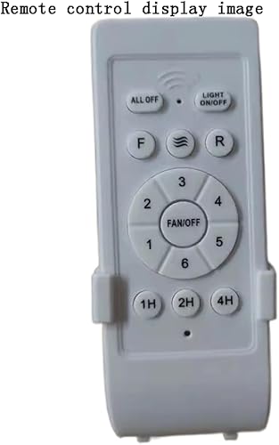 Miniatura 5 de Ventilador de techo para dormitorio infantil de 42 pulgadas con luces, velocidad de control remoto, ajuste de 6 velocidades, temporizador de