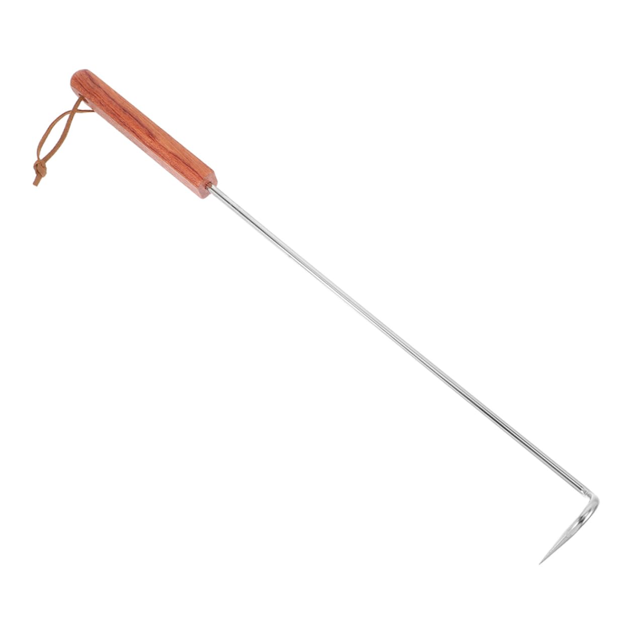 Kisangel Bbq Meat Flipper Hook Ergonomic Design for Convenient Food Flipping Turning for Grilling Meats Vegetables Versatile Bbq Tool for Outdoor Barbecue