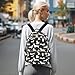 Travel Backpack Purse for Women Fashion Anti-theft Work Casual Dachshund Dog Cartoon Black Daypack Shoulder Bag Medium Size