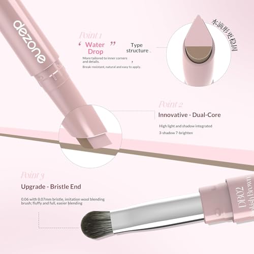 DEZONE Doble Lápiz de Maquillaje para Ojos 3D 250mg miniatura 5