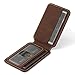 PASNEW Case for Samsung Galaxy S24 Ultra with Card Holder,[Compatible with Magsafe Wireless Charging] Wallet Leather Shockproof Protection Magnetic Shell for S24Ultra,6.8 inch,Brown