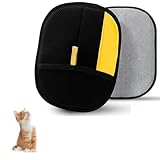 KQUQK Cat Shedding Tools，Pet Hair Remover Electrostatic Gloves, Pet Hair Remover, Electrostatic Gloves Pet Hair Remover, cat Hair Brush (Black170)