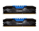 PNY Anarchy 16GB Kit (2x8GB) DDR3 1866MHz (PC3-14900) CL10 Desktop Memory (BLUE) - MD16GK2D3186610AB