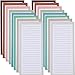 16 Pcs Refrigerator Magnetic Notepads Lists Grocery Shopping Magnet Pad Full Magnet Back Notepads Magnetic Note Pads for Kitchen Shopping Fridge Grocery