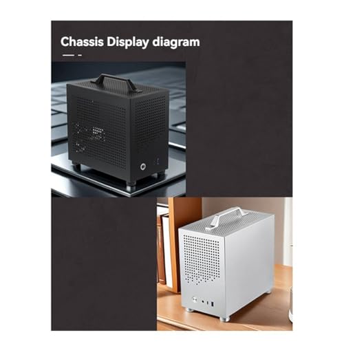 Gabinete Micro-ITX SKTC A1 Bloepum Negro miniatura 4