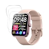 For SAIKATI スマートウォッチ 1.83インチ大画面 フィルム 保護フィルム【2025業界新登場】スマートウォッチ 1.83インチ 保護フィルム 高い透明度 反射低減 高感度です 指紋防止 柔軟液晶保護フィルム 保護フィルム【3枚入り】
