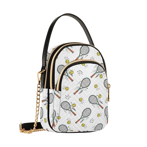 Image of MCHIVER Golf Crossbody Bag for Women Cell Phone Purse Wallet with Removable Chain Shoulder Handbag
