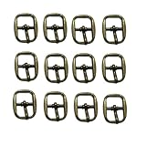 50pcs Single Prong Belt Buckle Metal Rectangle Prong Pin Shoe Needle Center Bar Buckle for Making Do