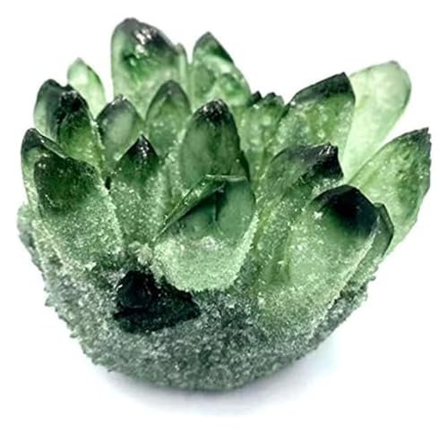 Espécimen de punta de cristal de cuarzo verde premium: pieza de colección única 2