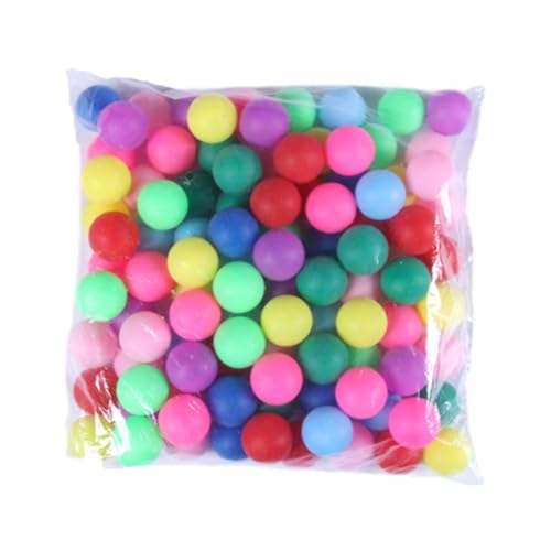 Multipurpose Raffle Balls 40mm Blank Design PP Material for Lottery Games Cat Toys Party Supplies- 150 Pieces Mixed
