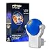 Projectables LED Space Night Light Projector, Dusk-to-Dawn Sensor, Auto On/Off, Projects Image Featuring Mercury, Venus, Earth, Mars, Saturn & Neptune on Ceiling, Wall, or Floor, Blue/Silver, 11282