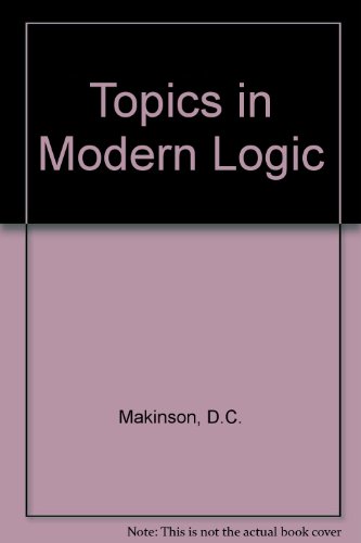 Topics in Modern Logic view 2