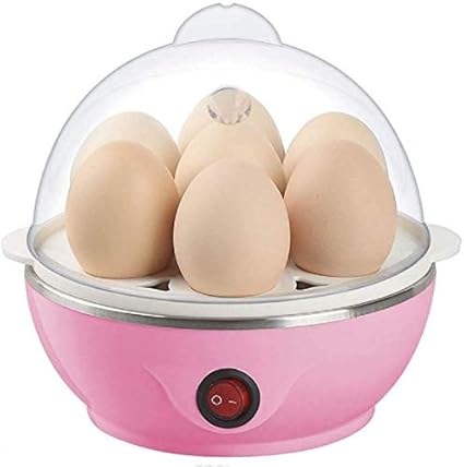 Stuffzone Stainless Steel Mini Electronic 7 Egg Boiler (Multicolour)