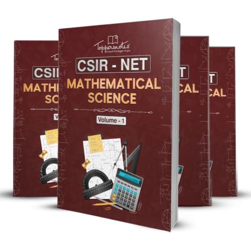 Image of CSIR NET - Mathematical Science Exam Preparation Study Material Notes, English Medium, Set of 4 Books, ToppersNotes Edition