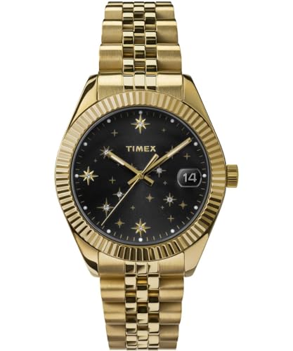 Timex Damen Analog Uhr Mit Edelstahl Armband Celestial Legacy