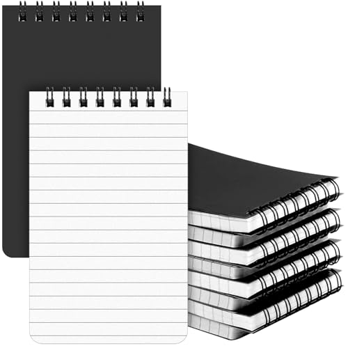 Cuadernos impermeables de bolsillo de 3x5 pulgadas para todo clima (Paquete de 8 blocs)