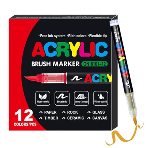 Directo Liquid Soft Head Marker, Coloring Sketching Drawing Markers, Multifunctional Drawing Markers, Markers Permanentes, Marcadores de punta fina, resistente al agua