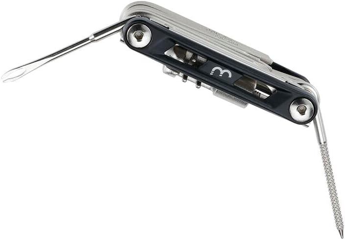 BBB Cycling Tubeless Tire Repair Tool Kit Mini Set Tubeless Minitool Multifunctional 14-in-1 Foldable Multitool Aluminium MaxiFold Tubeless BTL-141TL