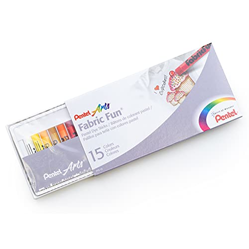 Pentel PTS-15 Pts15 Fabric Fun Pastel Dye Sticks thumb #1