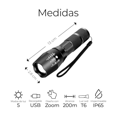 Reviews y listado de Lampara linterna los 10 mejores. 6 Imagen adicional