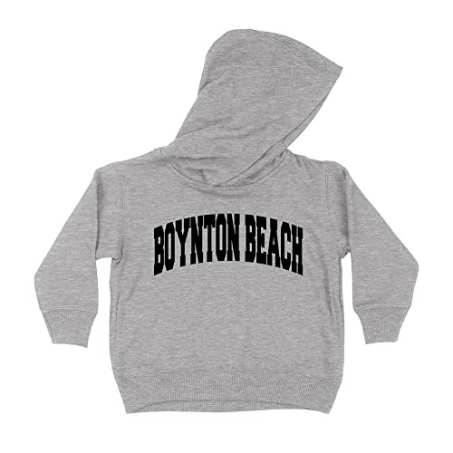 Boynton Beach Collegiate Kids Hoodie Sweatshirt Toddler 2T Heather Grey