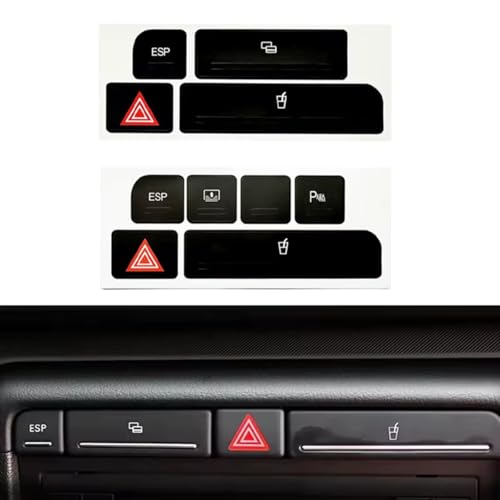 Cache bouton clignotant Audi A4 2004-2006 finition mate parfaite Taille 2 - 2