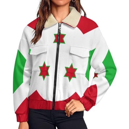 Veste polaire femme chaude contre le froid manteau zippée ample