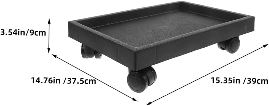 Heavy Duty Plant Tray Wheels Stylish Rolling Planter Trolley for Indoor and Outdoor Use Convenient Mobile Flower Pot Stand with Casters for Garden and Home Decor
