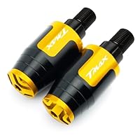 Embouts De Guidon De Moto En Aluminium, Accessoires De Curseur De Moto Orange 97169177