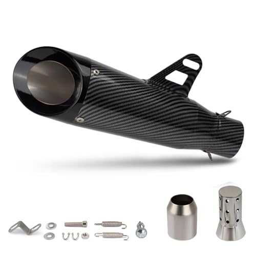 Silencieux d'échappement 51mm compatible avec Aprilia RS250 kit ligne complète tuyau de moto