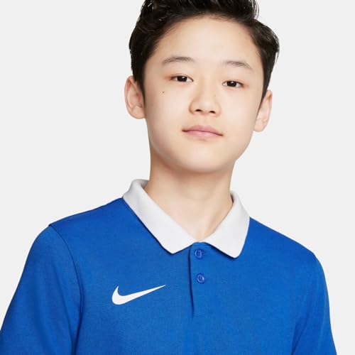 Nike Unisex Kids Polo Y NK DF Park20 Polo SS, Royal Blue/White/White, CW6935-463, M