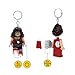 Lego DC Super Heroes Large 3 Inch Tall Figure Keychain Light - Wonder Woman (KE117H)