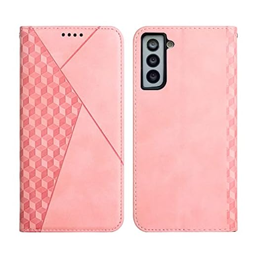 MOONCASE Fodral för Samsung Galaxy S21+ 5G, Premium läder + mjukt TPU flip plånboksfodral Fodral för Samsung Galaxy S21+ 5G(Roséguld)