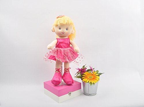 Muñeca de trapo Linzy Valerie Ballerina 16 pulgadas miniatura 6
