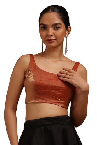 Image of Soch Women's Glass Tissue Sleeveless Blouse