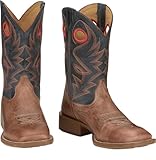 Justin Pickett 11" Western Men's Boots, Classic Premium Full Grain Leather, Ortholite Removable Insole, DuraCloud Rubber Outsole, Peanut - 9