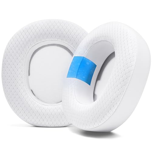 Image of WC Freeze Nova Pro Wireless - Cooling Gel Earpads for Arctis Nova Pro Wireless, Nova Elite & Nova Pro Omni (Doesn't Fit Other Models), by Wicked Cushions, Extra Thick & Comfortable | White