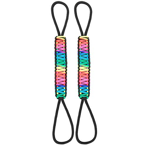 Mxtech Portabotellas de Cuerda Simple y Altamente Decorativo, puramente Hecho a Mano, Pulsera de Paracord, Multifuncional para Hombre, Deportes al Aire Libre, Deportes