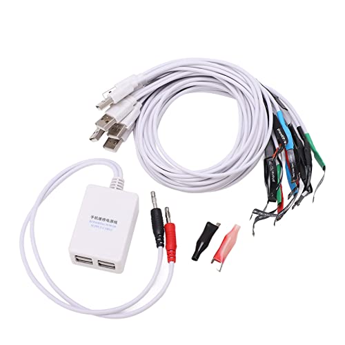 Image of Phone Repair Power Supply Cable with Alligator Clips Power Tester Boot Control Line for Motherboard Diagnostic