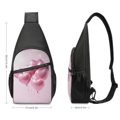 Mochila tipo Sling Bag blanca para hombre y mujer miniatura 2