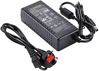 12V 4A Power Supply, AC Adapter 100-240V 50-60hz 12V 48W Power Adapter Transformer Charger 5.5x2.5mm DC Jack for CCTV Camera LED Light Strip