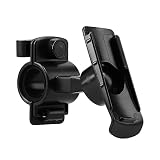 kwmobile Enganche GPS Compatible con Garmin GPSMAP 62 62s 62st 62stc / eTrex 10 20 30 - Soporte de navegador para Manillar Bici - Negro
