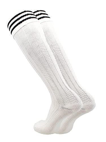 Image of Soccer Socks With Fold Down Top - European Style for Adults - Men and Women